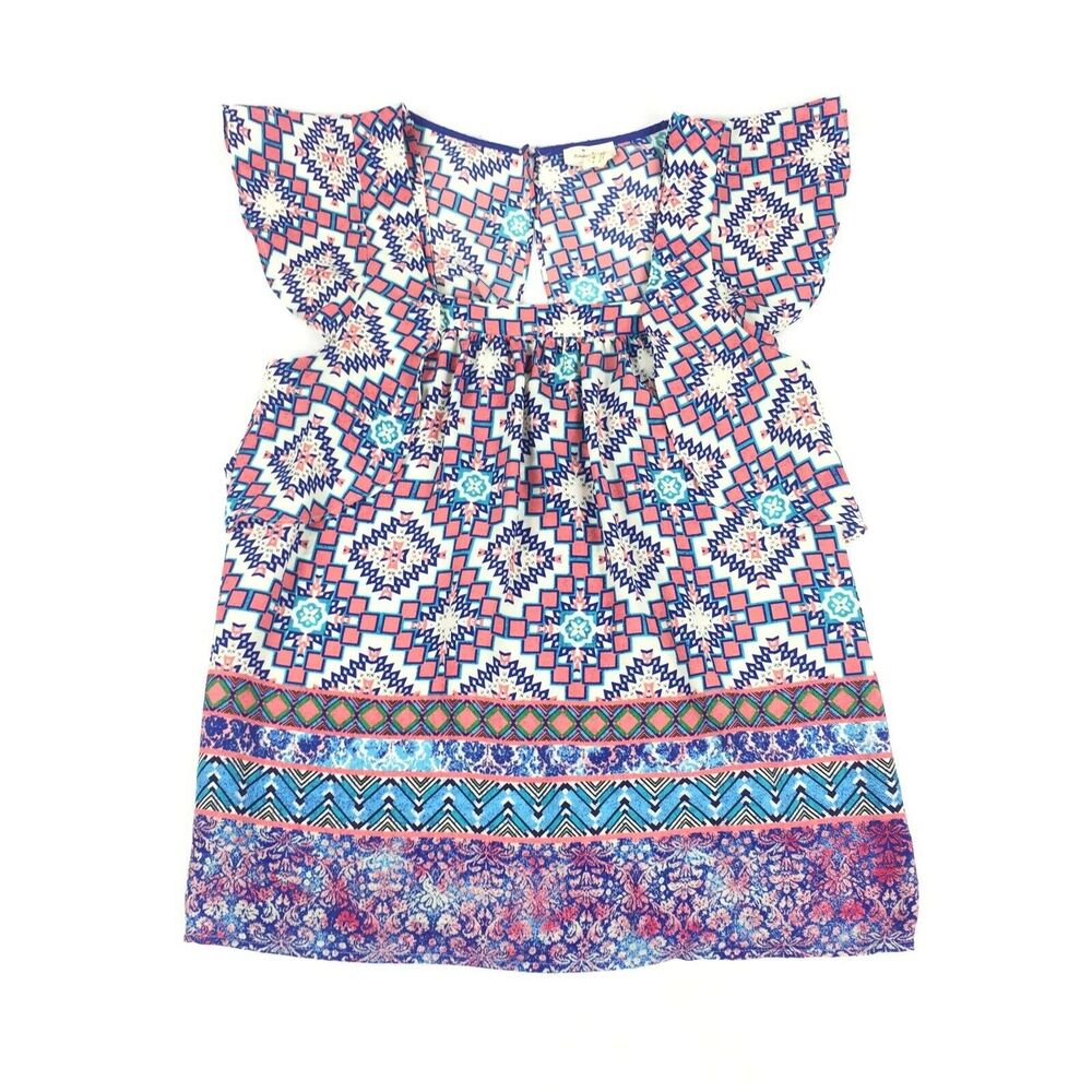 Anthropologie Meadow Rue Flatter Sleeve Top